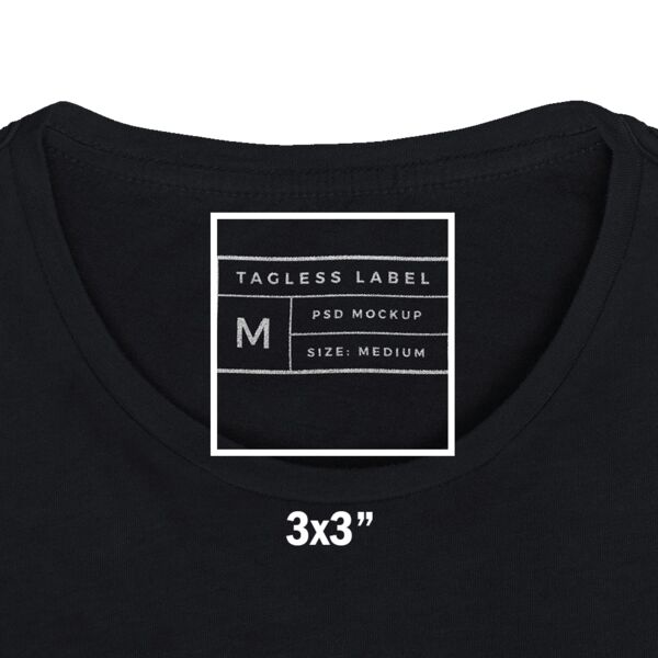 Full Color Transfer Neck Label / Tag  Thumbnail